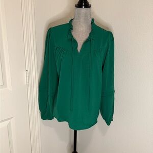 Floral & Ivy Green Women's Top | M